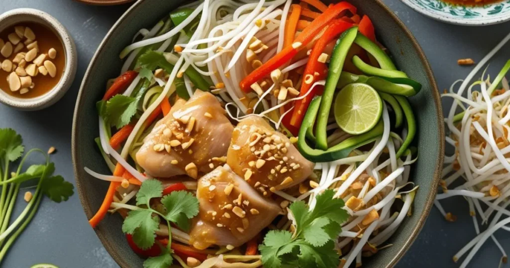 Healthy Chicken Pad Thai Recipe