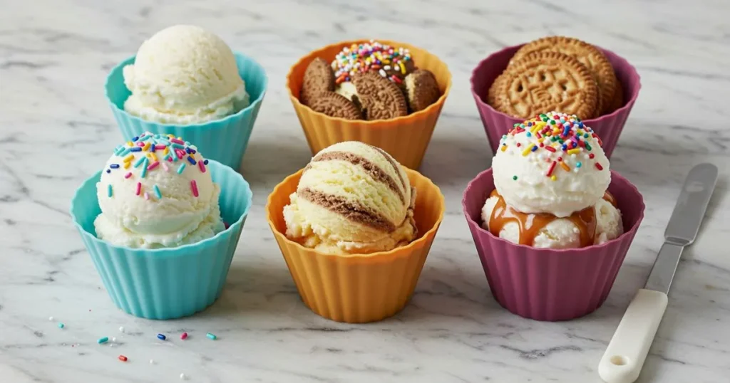 ice cream cups