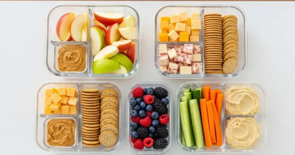 Meal Prep Snack Recipes: 15 Easy Ideas Under 10 Minutes healthy snacks
Happy snacking